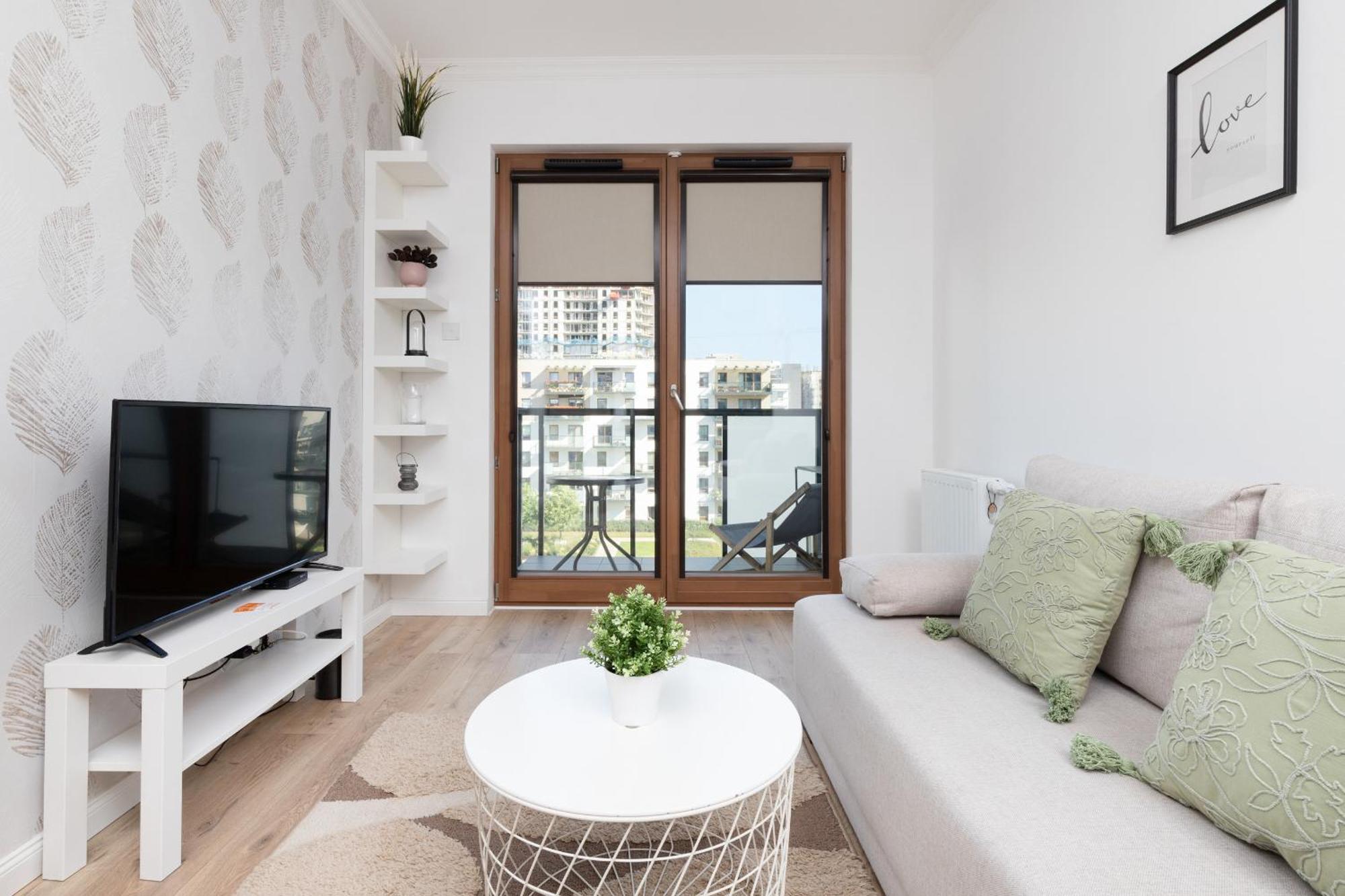 Starowiejska Apartment With Balcony Next To Arena Gdansk Stadium By Noclegi Renters Экстерьер фото